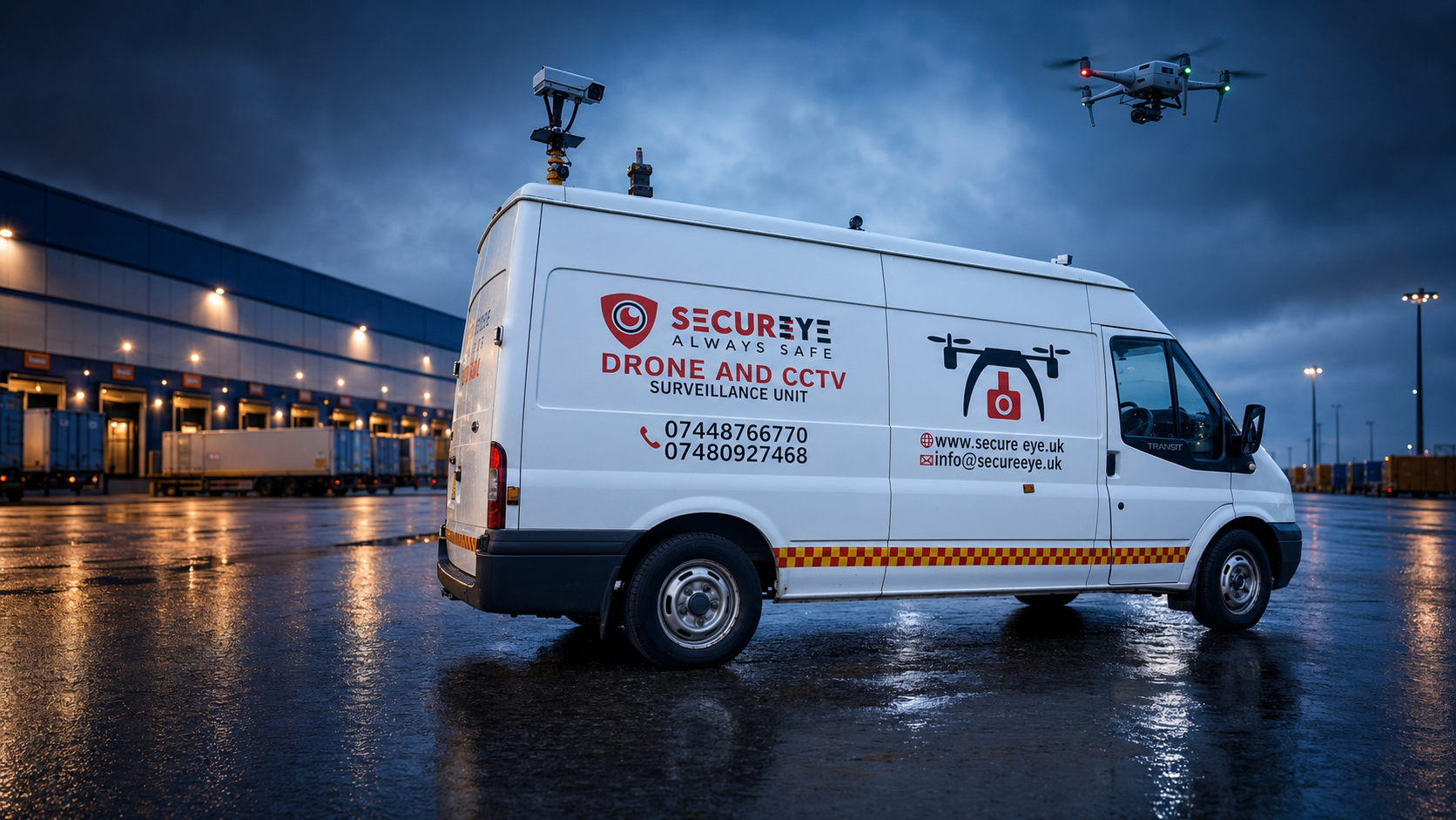 Drone and CCTV Surveillance Unit mobile van